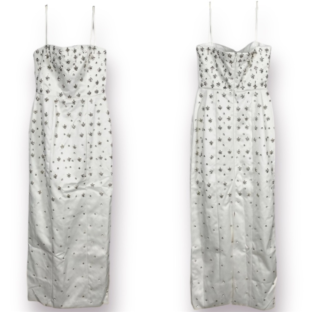 House of CB Martine Elegant White Embellished Bridal Dress - Picture 5 of 6